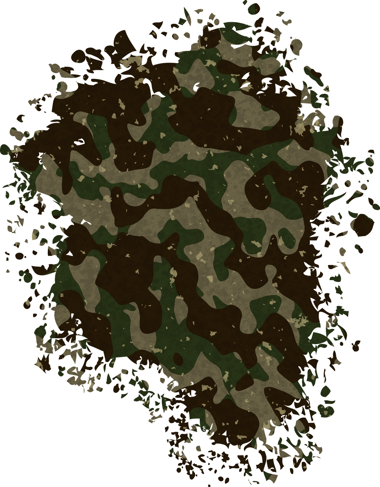 Camouflage Distressed Background.