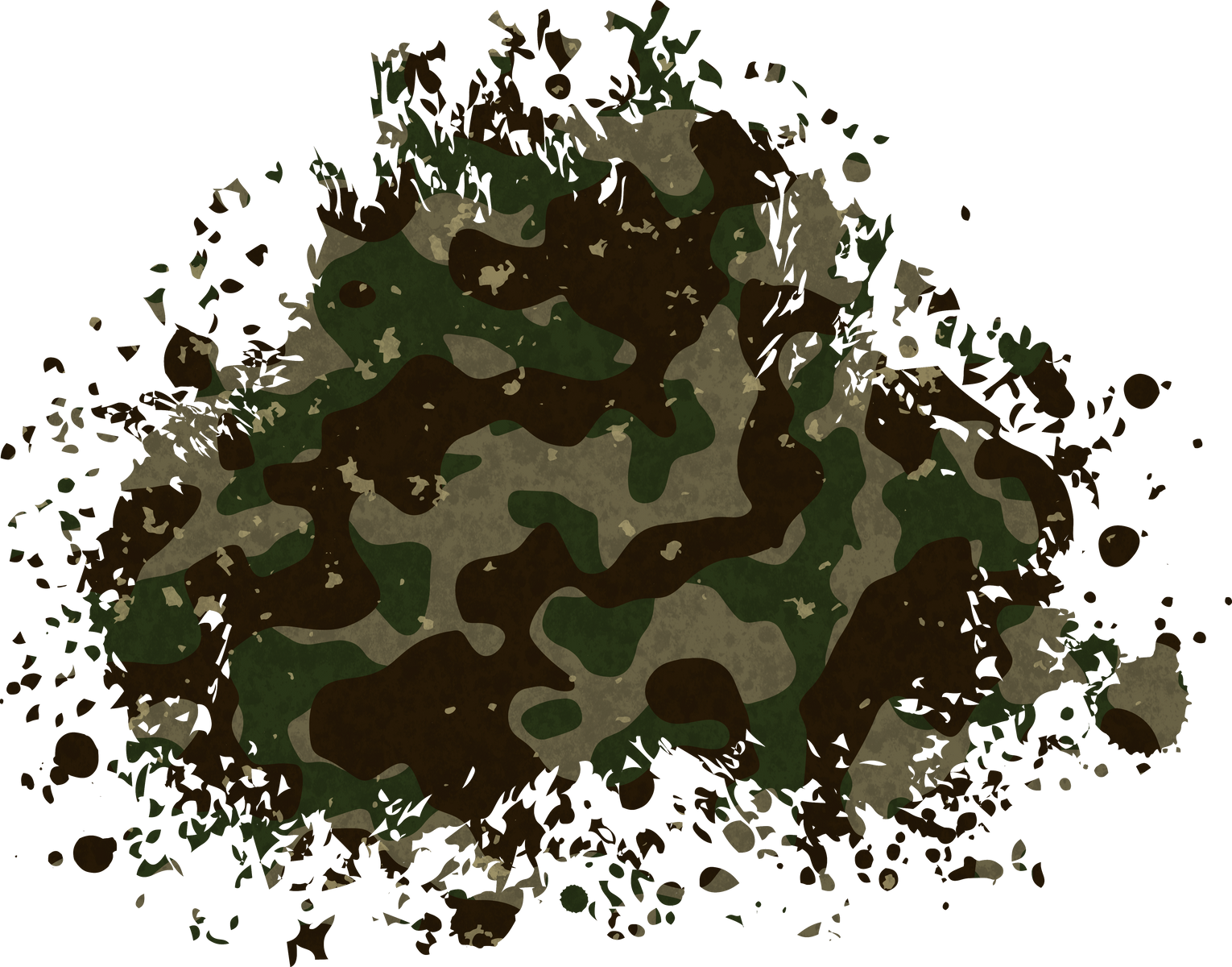 Camouflage Distressed Background.